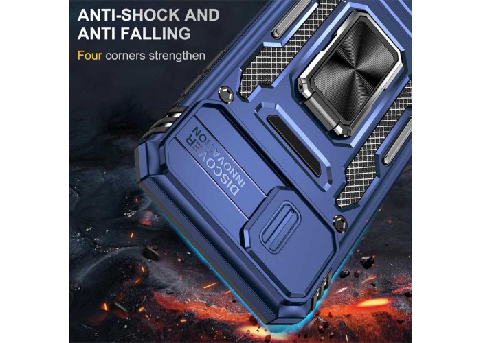 Ударостійкий чохол Camshield Army Ring для Apple iPhone X / XS (5.8