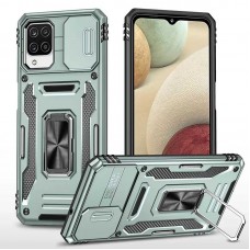 Ударостійкий чохол Camshield Army Ring для Samsung Galaxy M53 5G  Зелений / Light Green - 00000055275_2