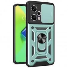 Ударостійкий чохол Camshield Serge Ring для Xiaomi Poco F5 / Note 12 Turbo  Зелений - 00000064990_2