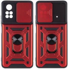 Ударостійкий чохол Camshield Serge Ring для Xiaomi Poco X4 Pro 5G  Червоний - 00000053710_4