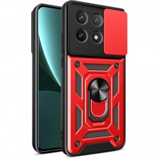 Ударостійкий чохол Camshield Serge Ring для Xiaomi Poco X6 Pro  Червоний - 00000070434_4