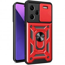 Ударостійкий чохол Camshield Serge Ring для Xiaomi Redmi Note 13 Pro+  Червоний - 00000068718_4