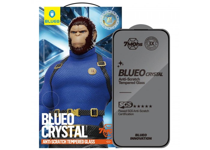 Захисне 2.5D скло Blueo Crystal Anti-Scratch для Apple iPhone 17 / 17 Pro (6.3