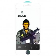 Захисне скло 5D Anti-static Matte (тех.пак) для Apple iPhone 7 plus / 8 plus (5.5")  Білий - 00000064934_1