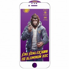 Захисне скло 5D Anti-static Purple (тех.пак) для Apple iPhone 7 / 8 / SE (2020) (4.7")  Білий - 00000076088_2