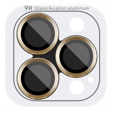 Захисне скло Metal Classic на камеру (у упак.) для Apple iPhone 14 Pro (6.1") / 14 Pro Max (6.7")  Золотий / Gold - 00000055940_2