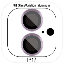 Захисне скло Metal Classic на камеру (у упак.) для Apple iPhone 17 (6.3")  Фіолетовий / Light Purple - 00000080471_4