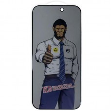 Захисне скло Privacy 5D Anti-Static (тех.пак) для Apple iPhone 17 / 16 Pro (6.3")  Чорний - 00000080503_1