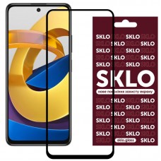 Захисне скло SKLO 3D для Xiaomi Poco M4 Pro 4G  Чорний - 00000055007_1