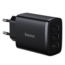 СЗУ Baseus Compact 17W (3USB) (CCXJ02)  Черный - 00000056089_1