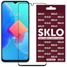 Защитное стекло SKLO 3D (full glue) для TECNO Spark 9 Pro (KH7n)  Черный - 00000057395_1