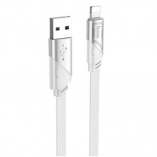 Дата кабель Hoco U119 Machine charging data USB to Lightning (1.2m)  Gray - 00000066092_1