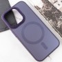 Чехол TPU+Glass Sapphire Midnight Open Camera with MagSafe для Apple iPhone 15 Pro (6.1