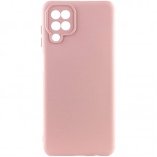 Чехол TPU GETMAN Liquid Silk Full Camera для Samsung Galaxy A12  Розовый / Pink - 00000073783_7