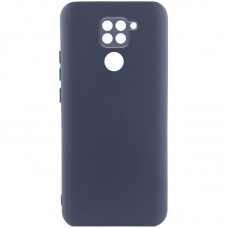 Чехол TPU GETMAN Liquid Silk Full Camera для Xiaomi Redmi Note 9 / Redmi 10X  Синий / Midnight Blue - 00000073806_11