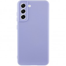 Чехол TPU GETMAN Liquid Silk Full Camera для Samsung Galaxy S21  Сиреневый / Dasheen - 00000074061_13