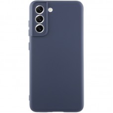 Чехол TPU GETMAN Liquid Silk Full Camera для Samsung Galaxy S21  Синий / Midnight Blue - 00000074061_11