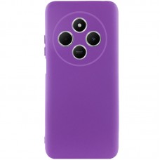 Чехол TPU GETMAN Liquid Silk Full Camera для Xiaomi Redmi 14C  Фиолетовый / Purple - 00000074073_14