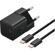 СЗУ Baseus GaN5 Fast Charger (mini) 1C 25W + Type-C to Type-C (P10110909113)  Cluster Black - 00000074726_1