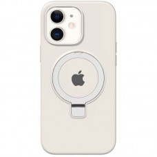 Чохол Silicone Case Full Protective with Ring для Apple iPhone 11 (6.1")  White - 00000078459_1