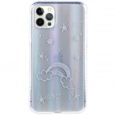 TPU+Glass чохол Aurora Space для Apple iPhone 12 Pro / 12 (6.1")  Райдуга - 00000043206_4