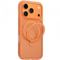 TPU+PC чохол Blueo Skin Friendly 360 Rotatable Stand with MagSafe для Apple iPhone 17 Pro (6.3")  Orange - 00000083579_2