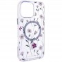 TPU+PC чохол Clear Garden with MagSafe для Apple iPhone 16 Pro Max (6.9