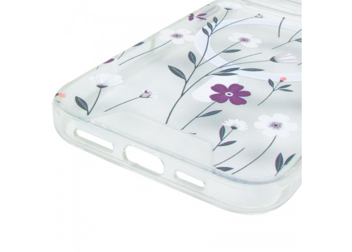 TPU+PC чохол Clear Garden with MagSafe для Apple iPhone 16 Pro Max (6.9