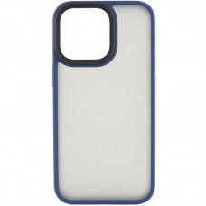 TPU+PC чохол Metal Buttons для Apple iPhone 15 Pro (6.1")  Синій - 00000065615_7