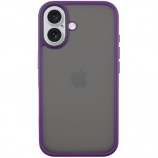 TPU+PC чохол Metal Buttons для Apple iPhone 16 (6.1")  Темно-Фіолетовий - 00000073088_9