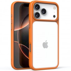 TPU+PC чохол Metal Buttons для Apple iPhone 17 Pro (6.3")  Помаранчевий / Orange - 00000081720_5