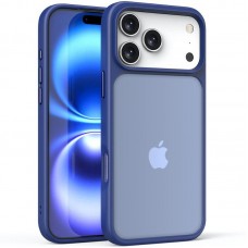 TPU+PC чохол Metal Buttons для Apple iPhone 17 Pro (6.3")  Синій / Navy Blue - 00000081720_3