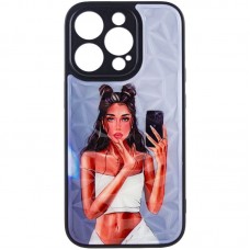 TPU+PC чохол Prisma Ladies для Apple iPhone 14 Pro (6.1")  Black in White - 00000058239_2
