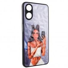TPU+PC чохол Prisma Ladies для Oppo A98  Black in White - 00000066617_1