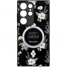 TPU+PC чохол Secret Garden with MagFit для Samsung Galaxy S24 Ultra  Black - 00000074747_1