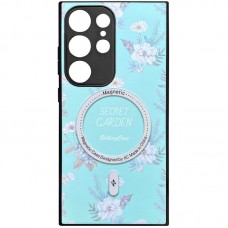 TPU+PC чохол Secret Garden with MagFit для Samsung Galaxy S24 Ultra  Mint - 00000074747_3