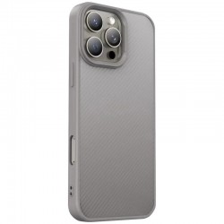 TPU чохол Carbon Protective with Magsafe для Apple iPhone 16 Pro (6.3")  Grey - 00000082026_3