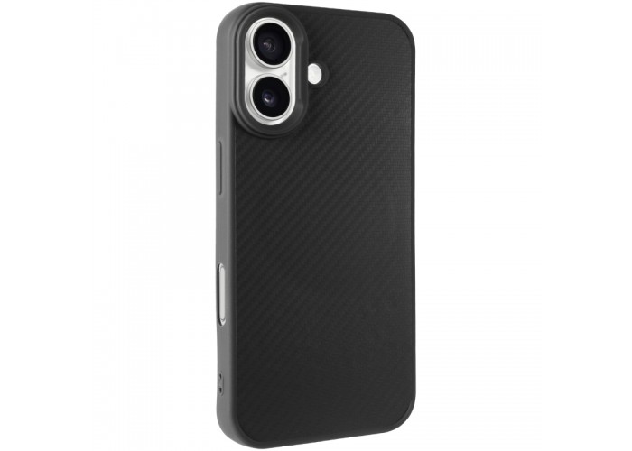 TPU чохол Carbon Protective with Magsafe для Apple iPhone 17 (6.3