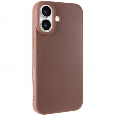 TPU чохол Carbon Protective with Magsafe для Apple iPhone 17 (6.3")  Coffee - 00000082028_2