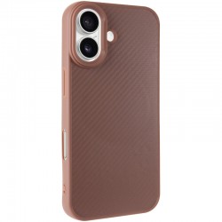 TPU чохол Carbon Protective with Magsafe для Apple iPhone 17 (6.3")  Coffee - 00000082028_2