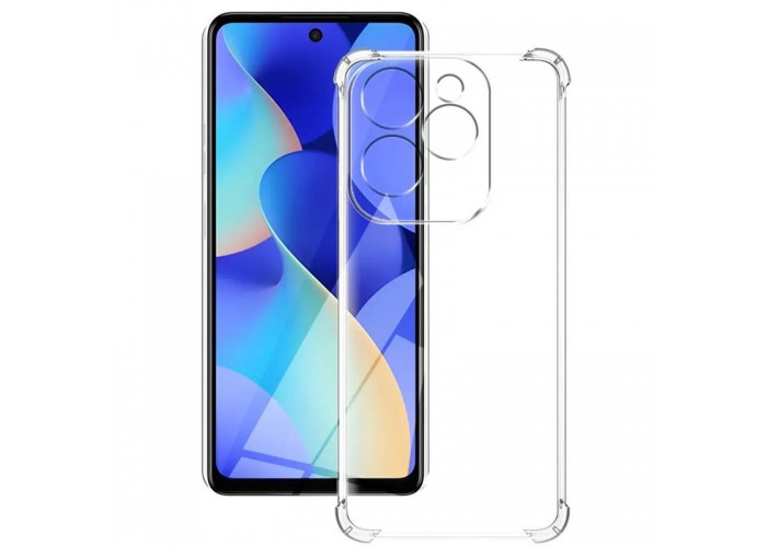 TPU чохол GETMAN Ease logo посилені кути Full Camera для Infinix Hot 40i / Spark Go 2024 / Spark 20