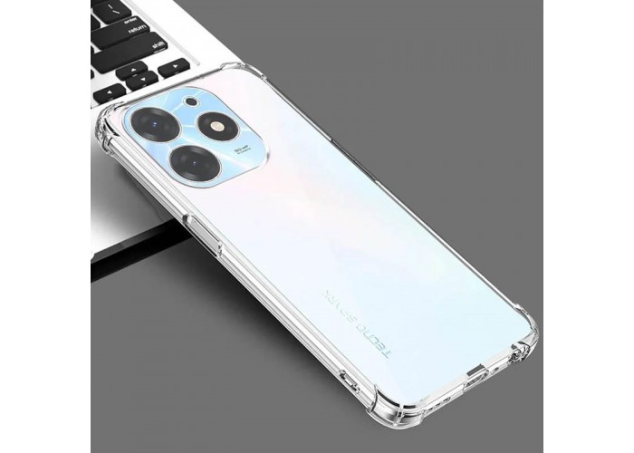 TPU чохол GETMAN Ease logo посилені кути Full Camera для Infinix Hot 40i / Spark Go 2024 / Spark 20