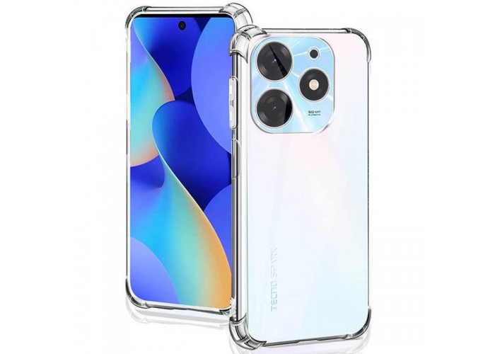 TPU чохол GETMAN Ease logo посилені кути Full Camera для Infinix Hot 40i / Spark Go 2024 / Spark 20