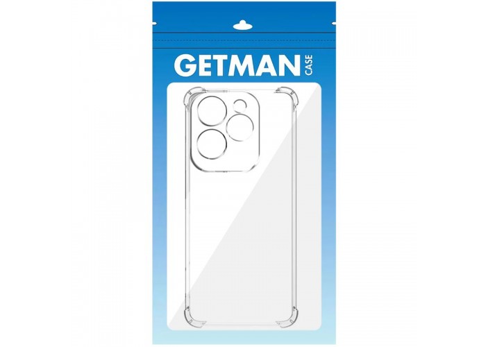 TPU чохол GETMAN Ease logo посилені кути Full Camera для Infinix Hot 40i / Spark Go 2024 / Spark 20