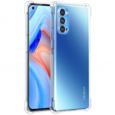 TPU чохол GETMAN Ease logo посилені кути Full Camera для Oppo Reno 4 Pro 5G  Безбарвний (прозорий) - 00000071732_1