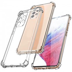 TPU чохол GETMAN Ease logo посилені кути Full Camera для Samsung Galaxy A13 4G  Безбарвний (прозорий) - 00000077907_1