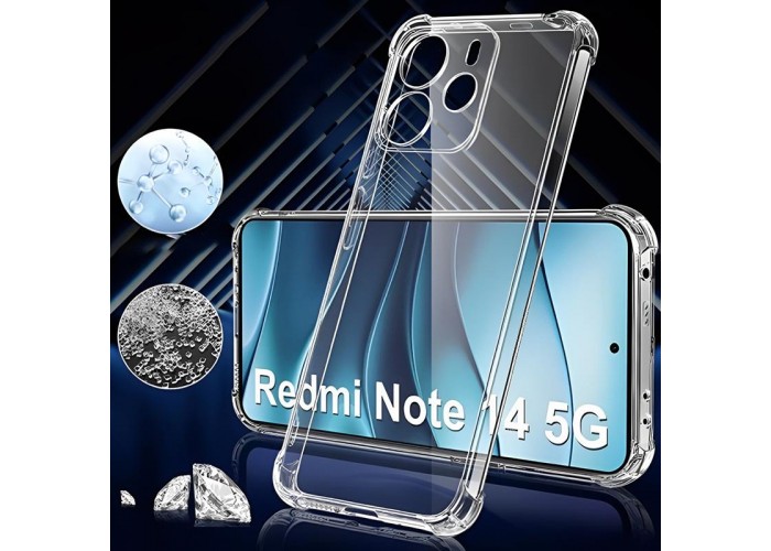 TPU чохол GETMAN Ease logo посилені кути Full Camera для Xiaomi Redmi Note 14 5G
