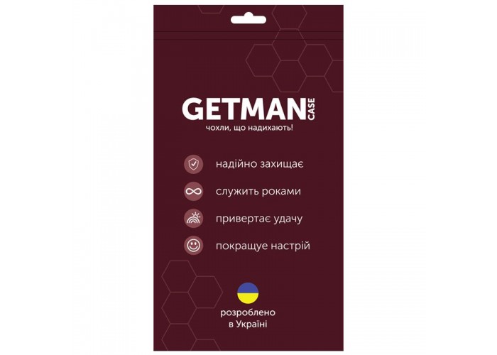 TPU чохол GETMAN Ease logo посилені кути для Apple iPhone 17 (6.3