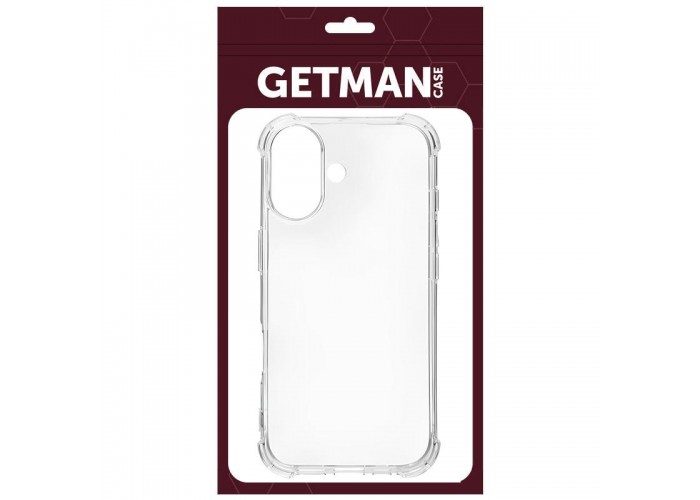 TPU чохол GETMAN Ease logo посилені кути для Apple iPhone 17 (6.3