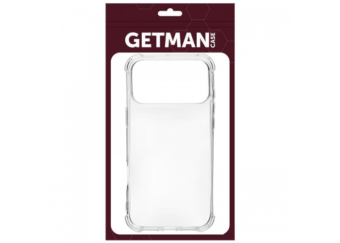 TPU чохол GETMAN Ease logo посилені кути для Apple iPhone 17 Pro Max (6.9